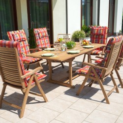 Schöne Gartenmöbel von Villeroy & Boch aus Teakholz